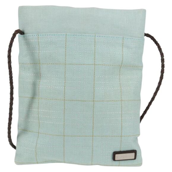 Burberry Blue Canvas Shoulder Bag (Pre-Owned) - Picture 1 of 16